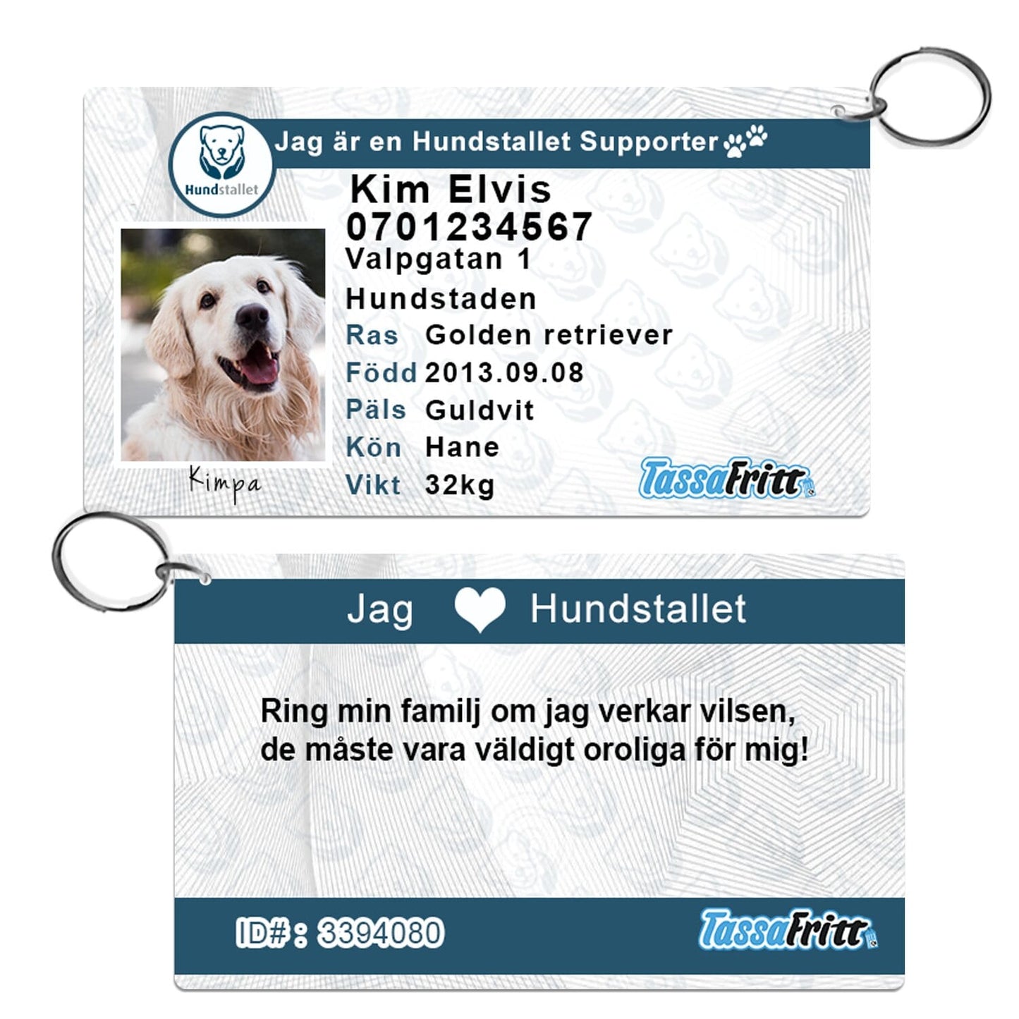 Personalized ID Tag