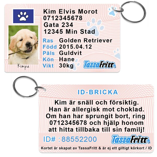 Personalized ID Tag